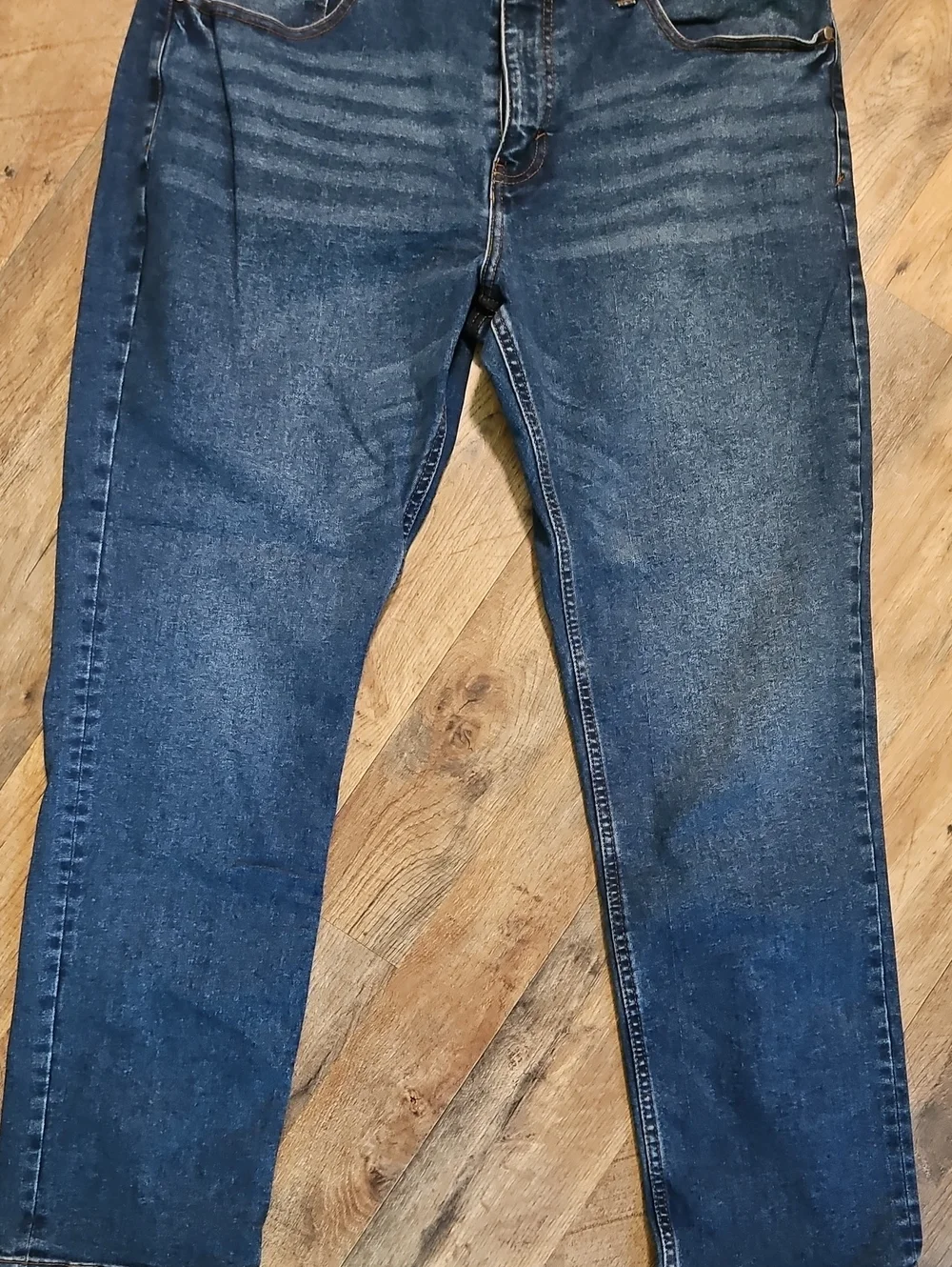 👖Vince Camuto Men's Dark Blue Straight Jeans